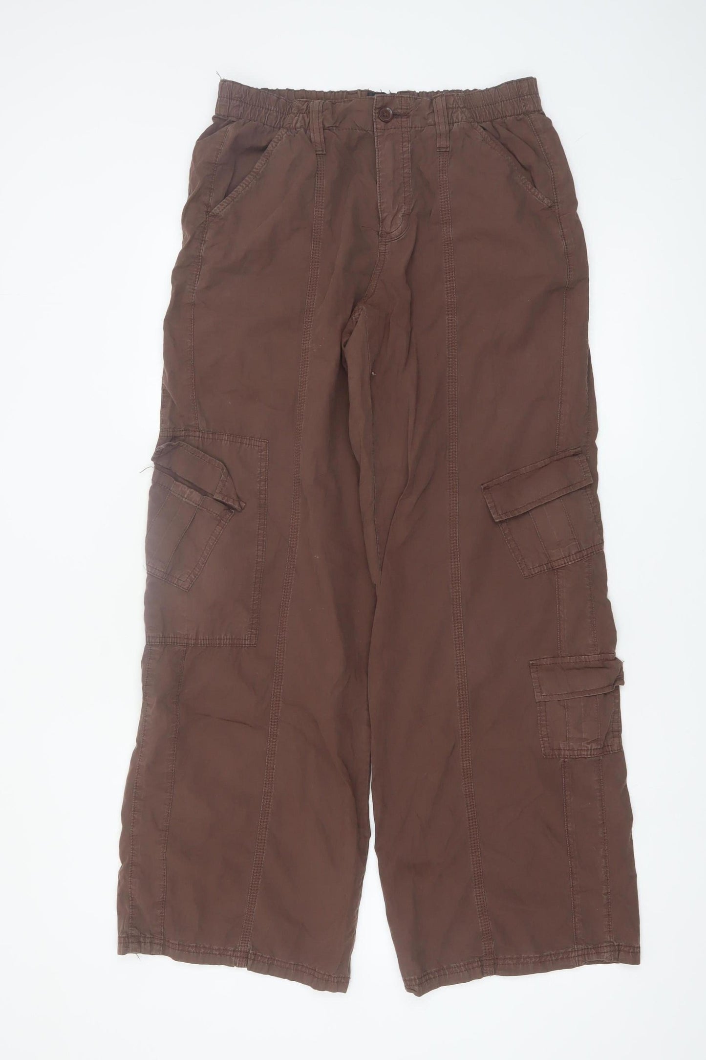 BDG Urban Outfitters Women Brown Cargo Trousers M Y2K Style