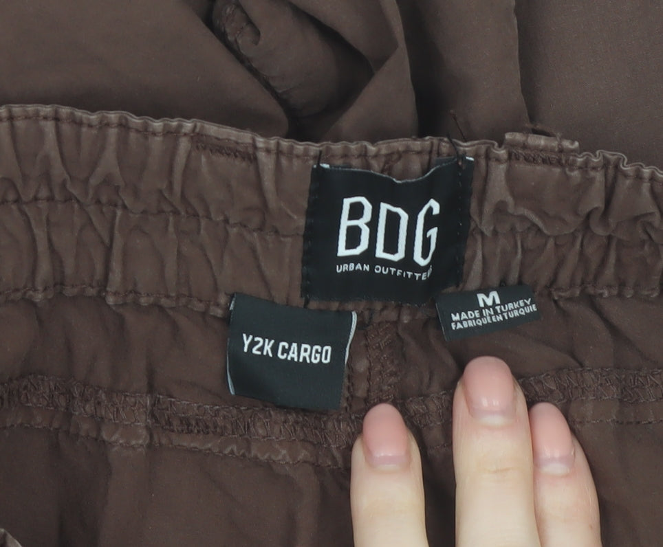 BDG Urban Outfitters Women Brown Cargo Trousers M Y2K Style