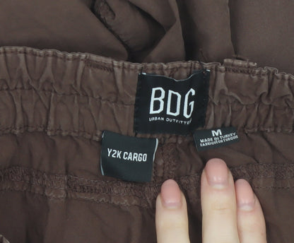 BDG Urban Outfitters Women Brown Cargo Trousers M Y2K Style