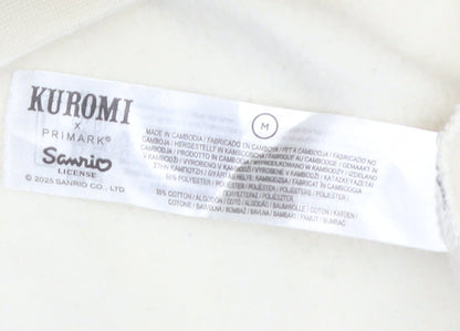 Primark Kuromi Cream Sweatshirt Women M Long Sleeve Pullover Sanrio
