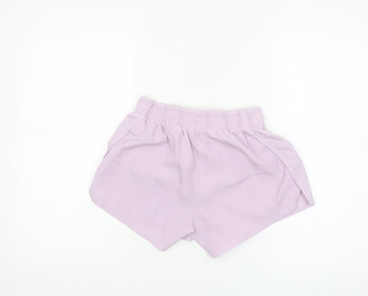 Nike Womens Purple Dri-FIT Athletic Running Shorts Size S