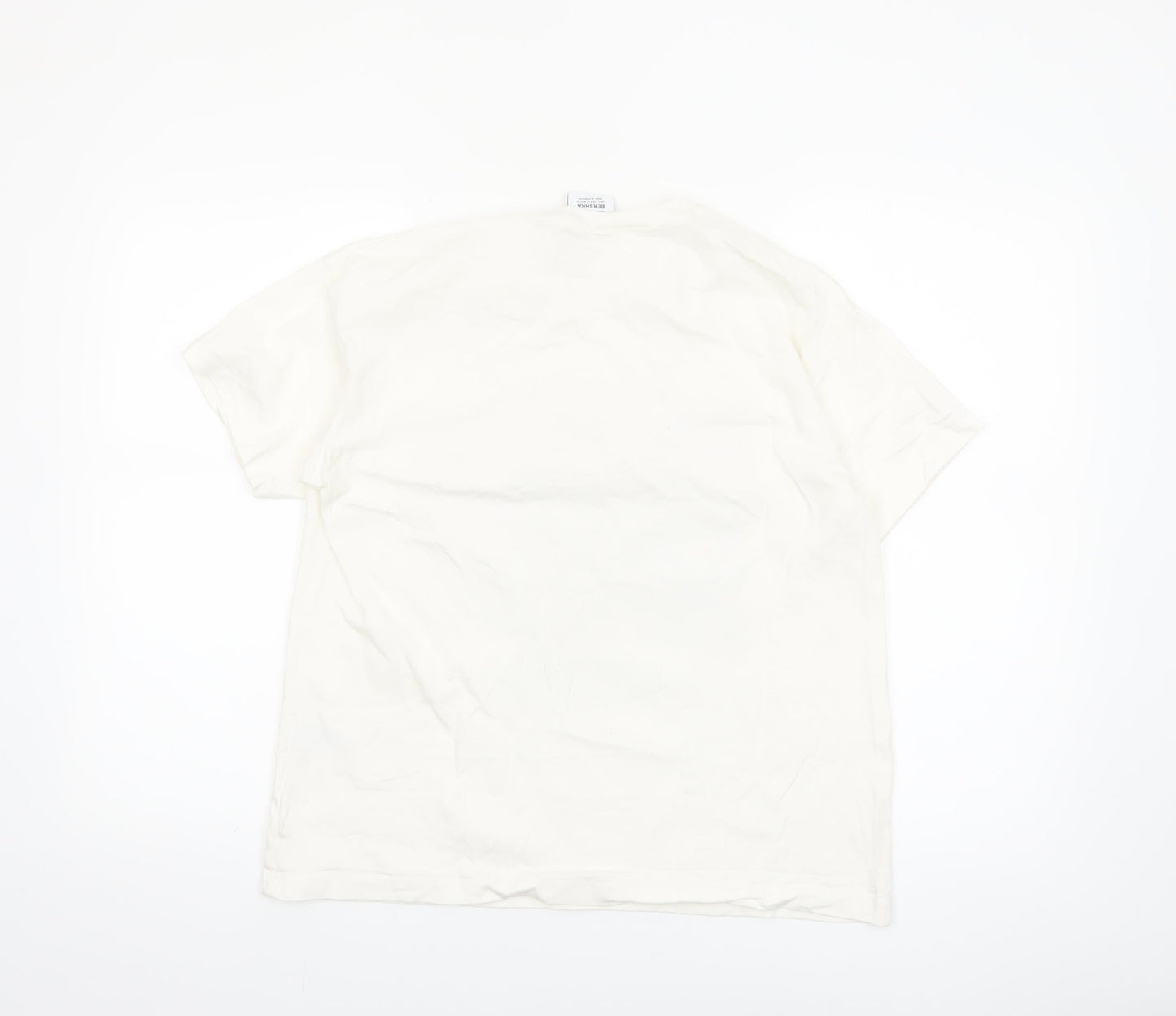 Bershka Women Ivory Gilmore Girls T-Shirt Size M Short Sleeve Cotton