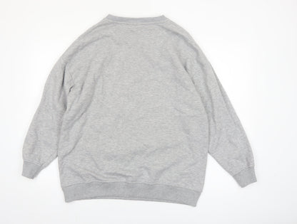 Disney Women Grey Mickey Mouse Graphic Sweatshirt XS
