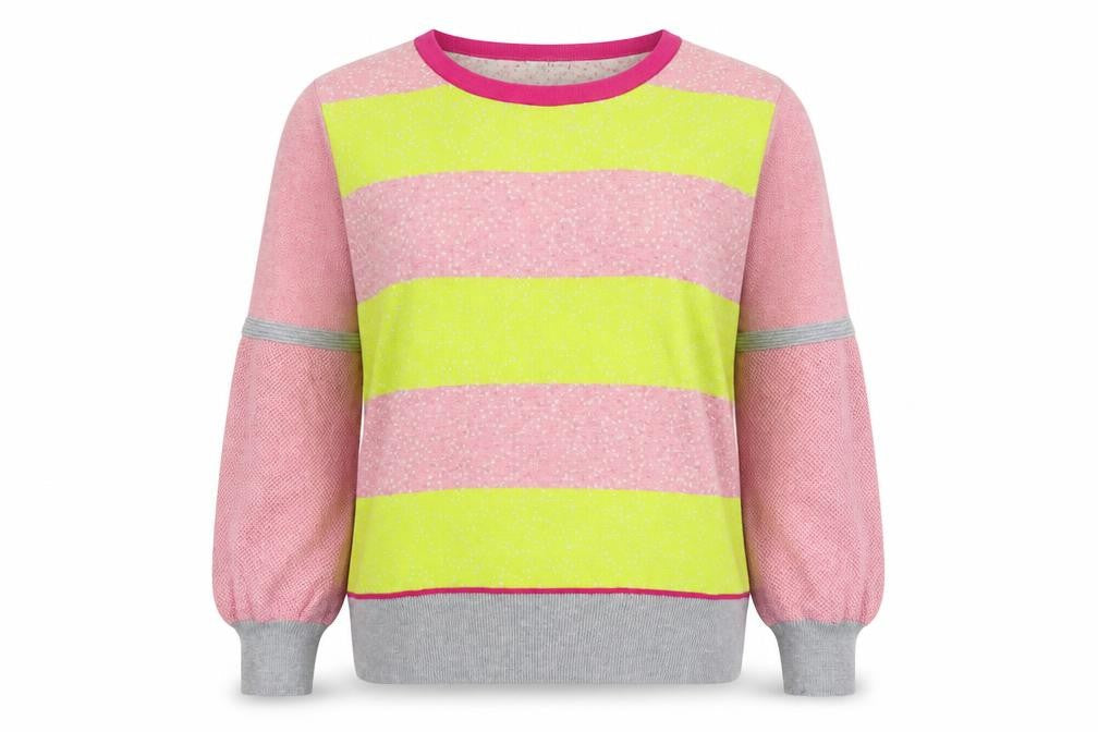 Lundgaard Women’s Multicoloured Striped Cotton Pullover Jumper L
