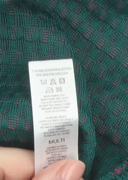 Savida Women's Multicoloured Check Tunic Blouse Size 16