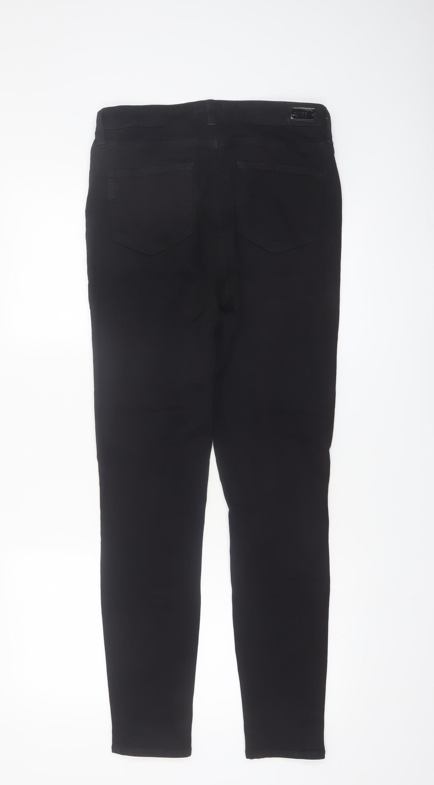 Paige Womens Black Skinny Jeans Size 29 Slim Fit Mid Rise