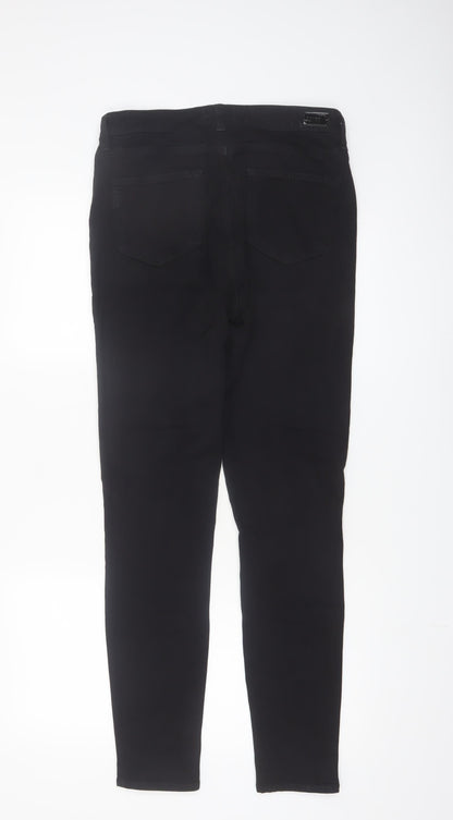 Paige Womens Black Skinny Jeans Size 29 Slim Fit Mid Rise