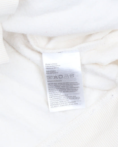 H&M x Disney Women’s Beige Hooded Pullover Sweatshirt Size M