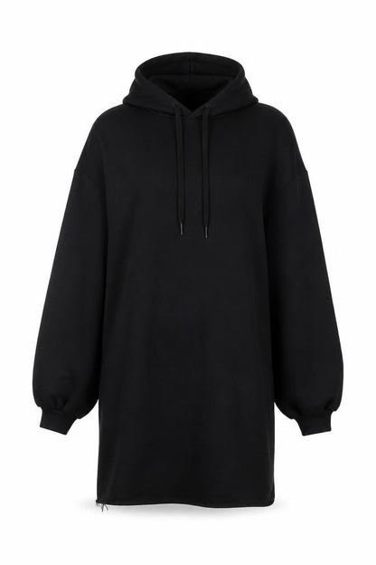Boohoo Women Black Size 8 Pullover Hoodie Long Sleeve Polyester