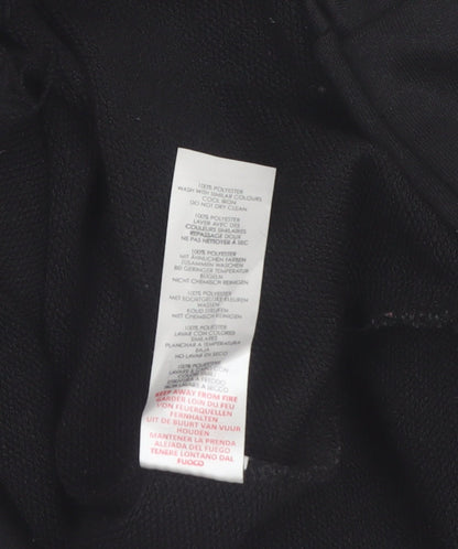 Boohoo Women Black Size 8 Pullover Hoodie Long Sleeve Polyester