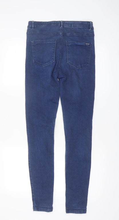Zara Women Blue Skinny Jeans Size 10 Slim Fit Denim