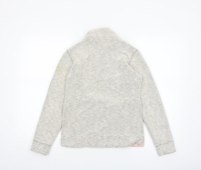 Trespass Women's Beige 1/4 Zip Fleece Pullover Sweatshirt XS