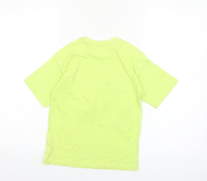 Dunnes Stores Boys Green St. Patrick's Day Dinosaur T-Shirt 7-8 Years