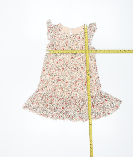 St Bernard Girls Multicoloured Floral A-Line Dress Age 6 Years