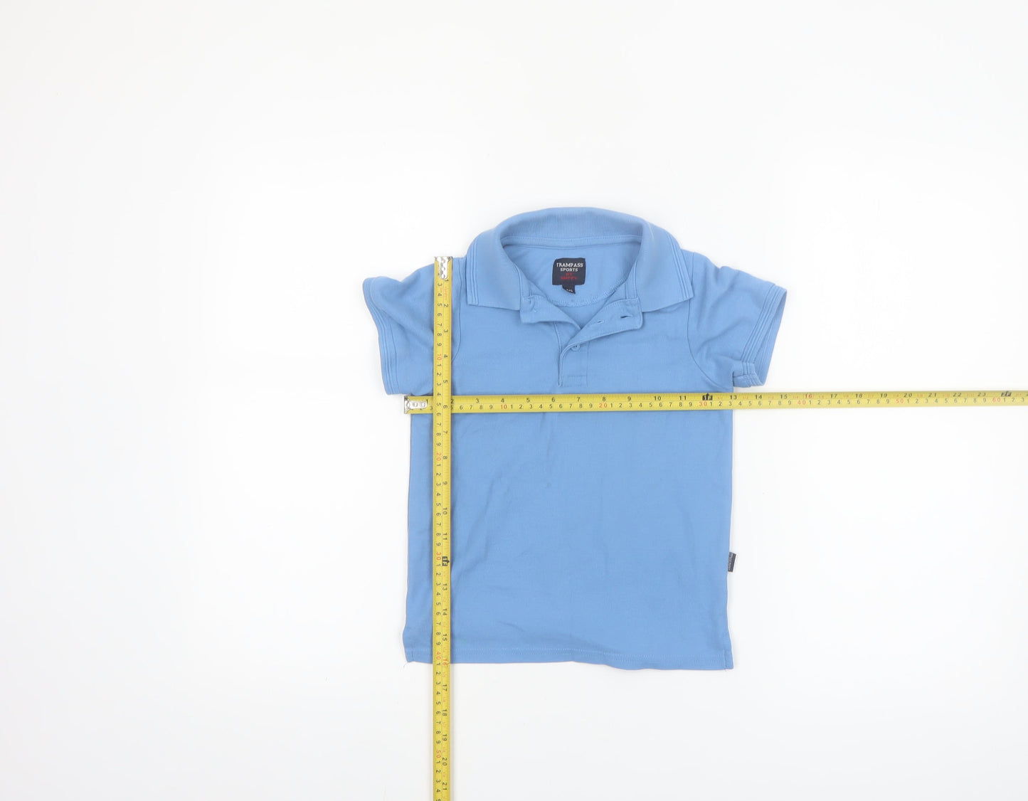 Trampass Sports by Skippy Boys Blue Polo Shirt 4-5 Years Short Sleeve Cotton