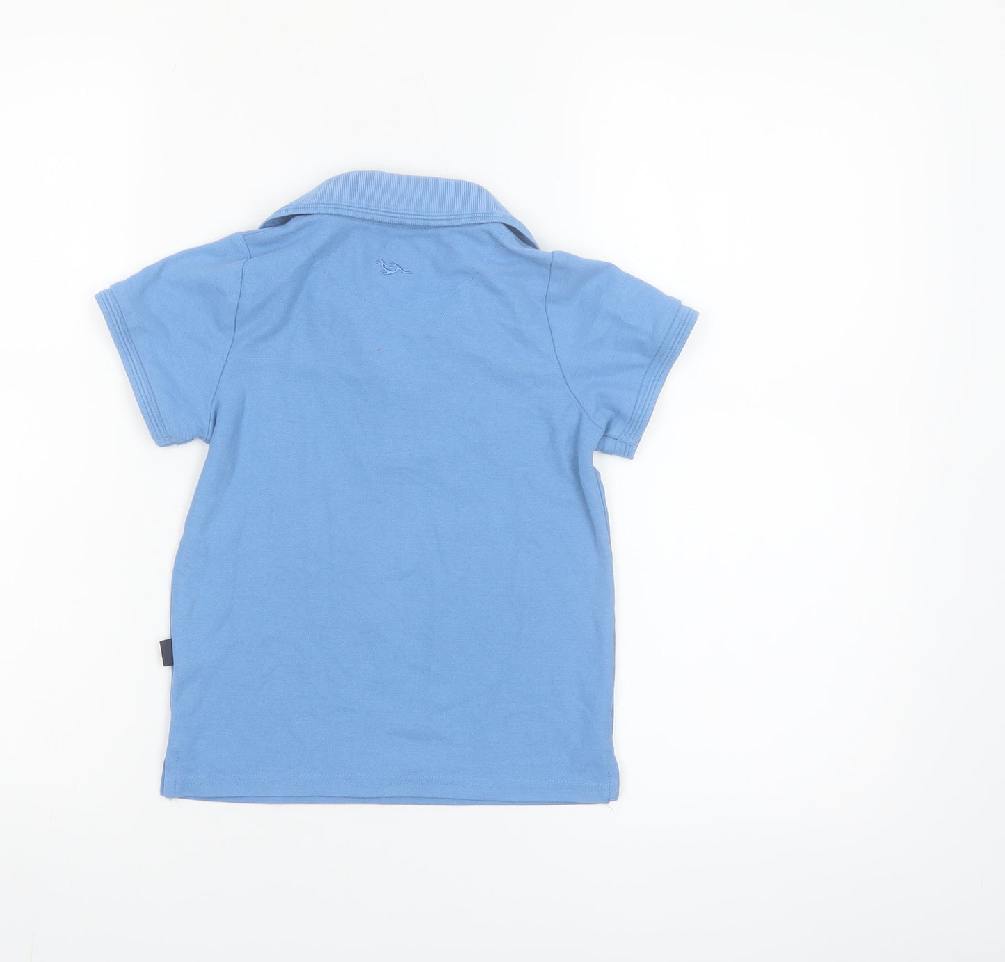 Trampass Sports by Skippy Boys Blue Polo Shirt 4-5 Years Short Sleeve Cotton
