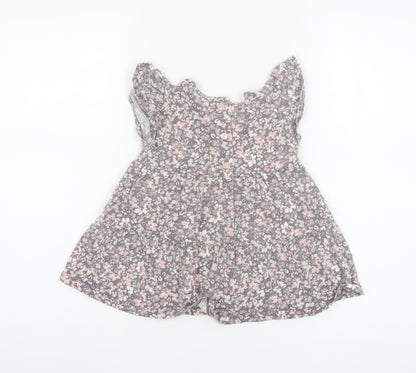Isaac Mizrahi Girls Multicoloured Floral Tunic Top 3-4 Years Cotton