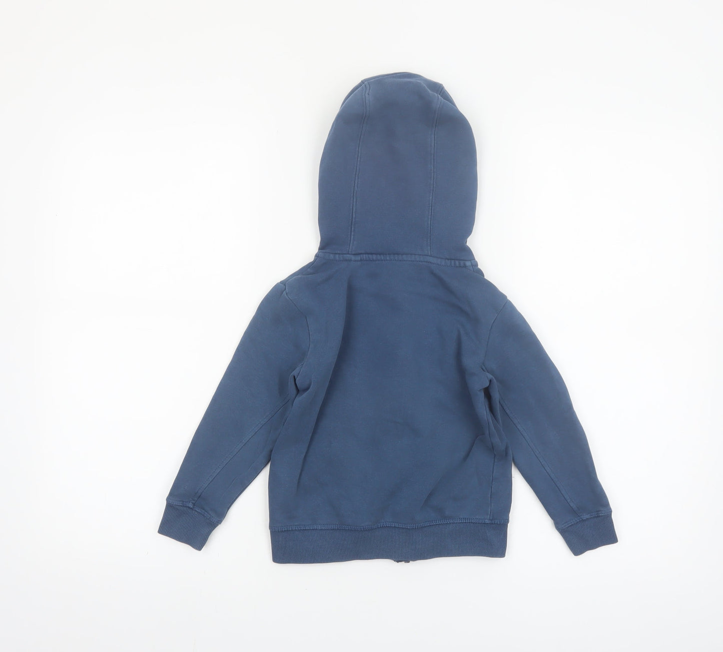 Next Boys Blue Full Zip Hoodie 4 Years Cotton Blend Casual