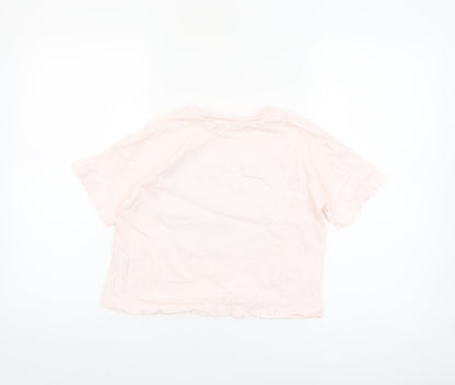 Dunnes Stores Girls Pink New York City Graphic T-Shirt 9-10 Years
