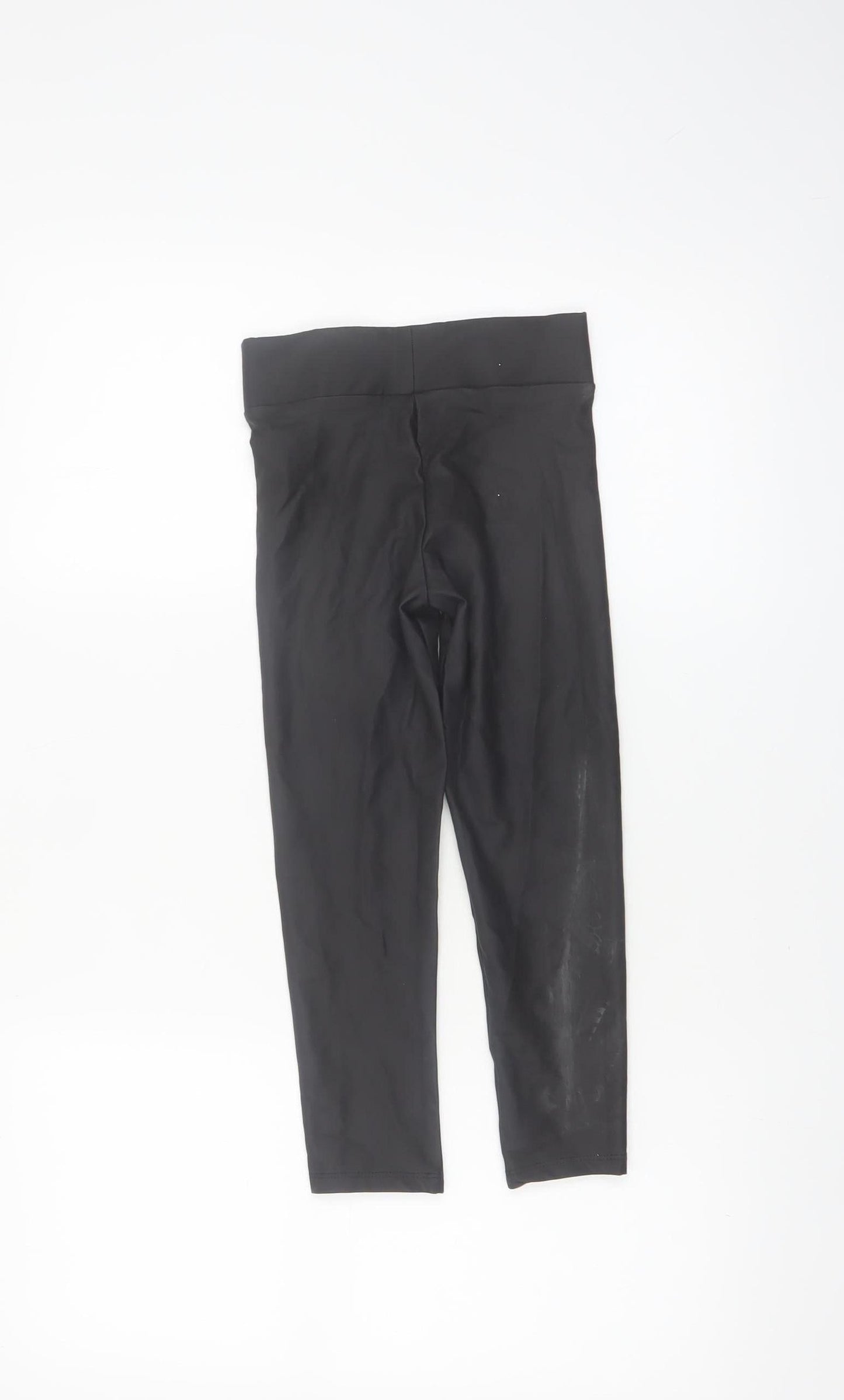 River Island Girls Black Jeggings 5-6 Years Stretch Trousers