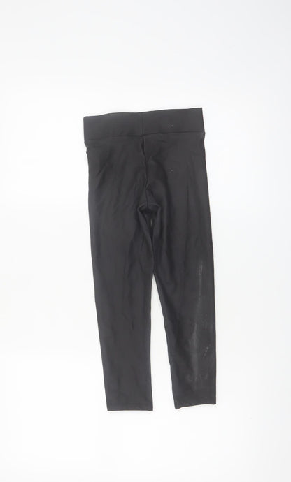 River Island Girls Black Jeggings 5-6 Years Stretch Trousers