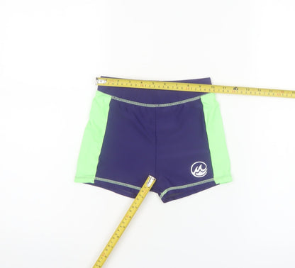 Fun in the Stones Boys Blue Green Swim Shorts 7-8 Years Trunks