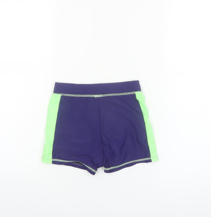 Fun in the Stones Boys Blue Green Swim Shorts 7-8 Years Trunks