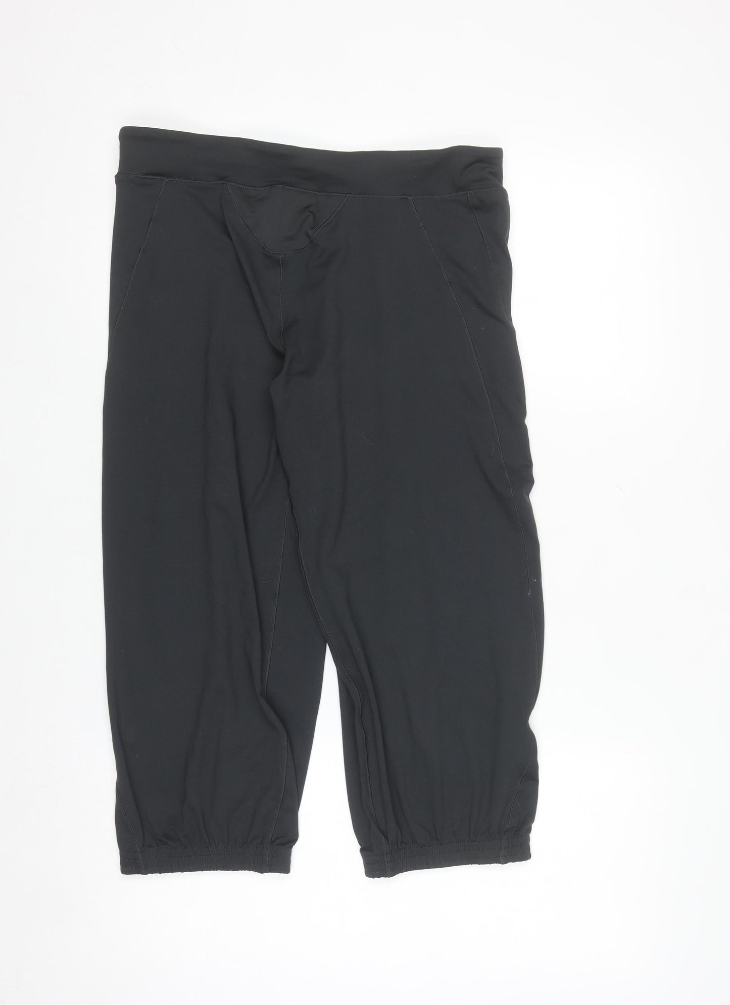 LA Gear Womens Black Size 14 Athletic Stretch Activewear Shorts