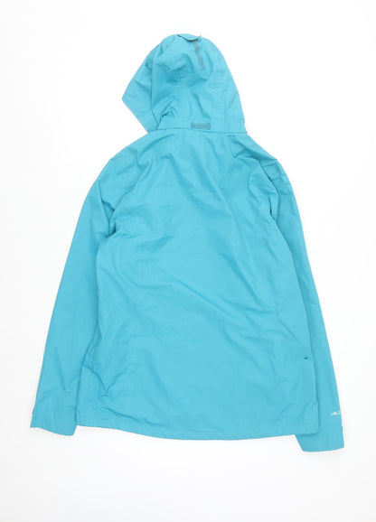 Regatta Women's Blue Waterproof Hooded Rain Jacket UK 12