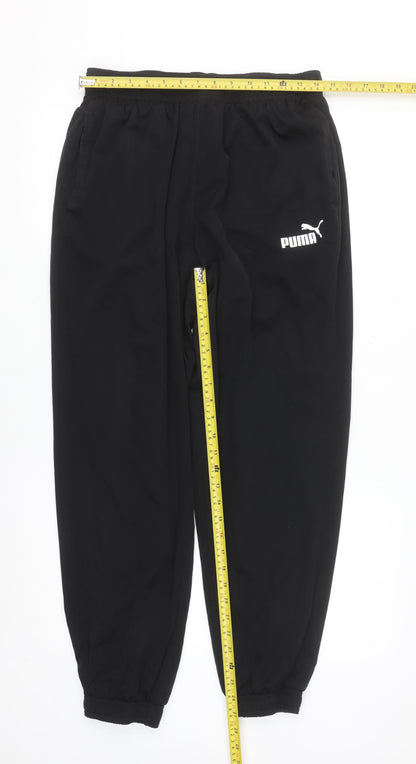Puma Men's Black Jogger Activewear Trousers Size L