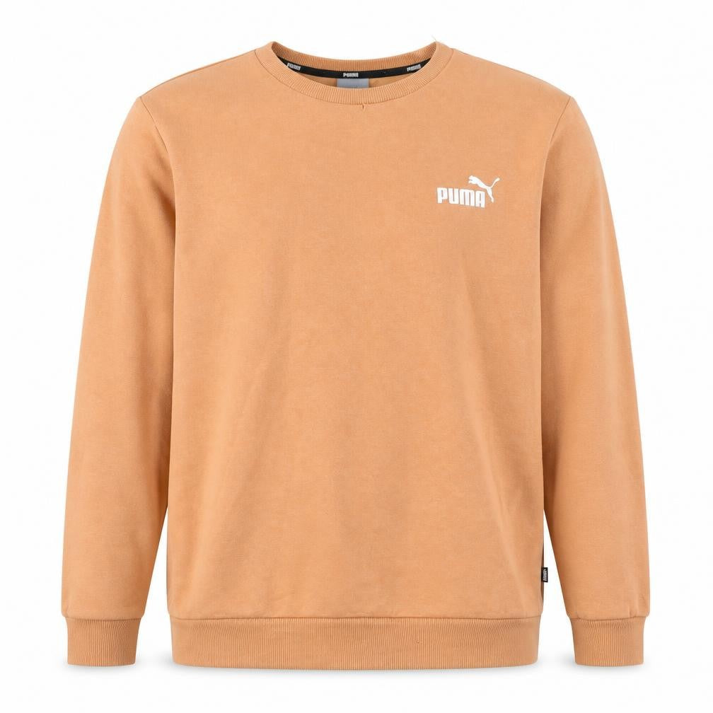 Puma Men's Brown Crew Neck Pullover Sweatshirt Size M Fleece