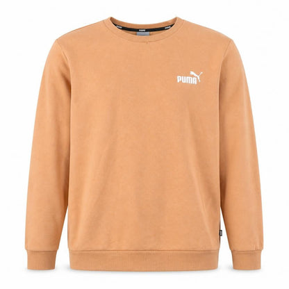 Puma Men's Brown Crew Neck Pullover Sweatshirt Size M Fleece