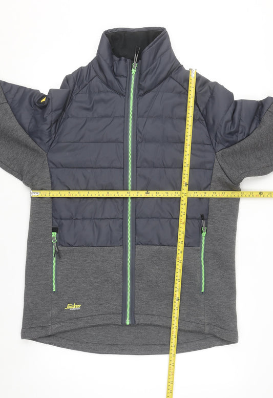 Snickers Workwear Men's Grey L Padded Softshell Puffer Jacket