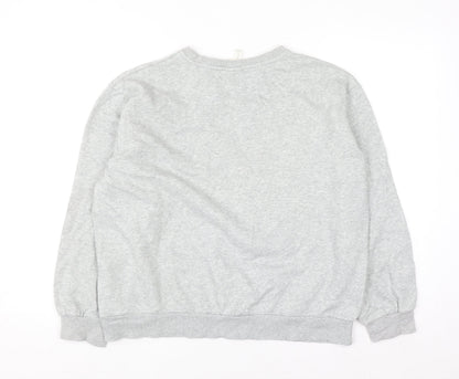 H&M Disney Women Grey Mickey Mouse Sweatshirt Size M