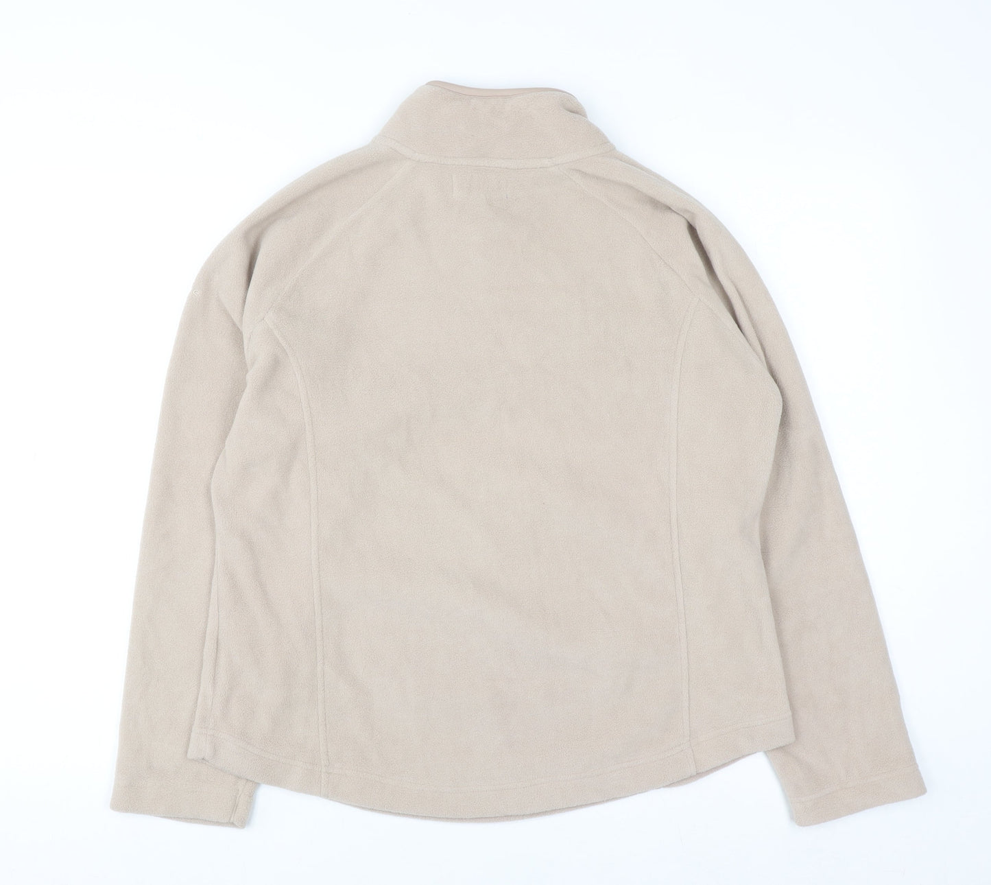 Active Womens Beige Fleece Pullover Sweatshirt Size 16-18
