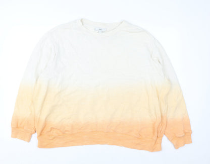 Marks and Spencer Womens Orange Mix XL Pullover Sweatshirt