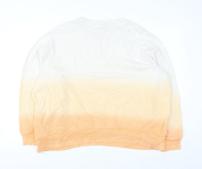 Marks and Spencer Womens Orange Mix XL Pullover Sweatshirt