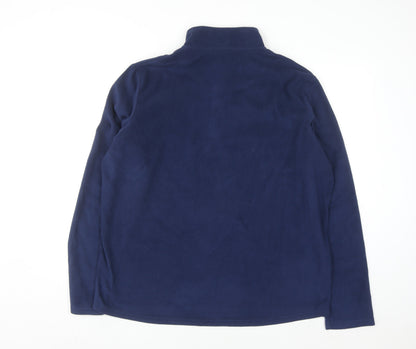 Crane Men's Blue XL Fleece 1/4 Zip Pullover Sweatshirt
