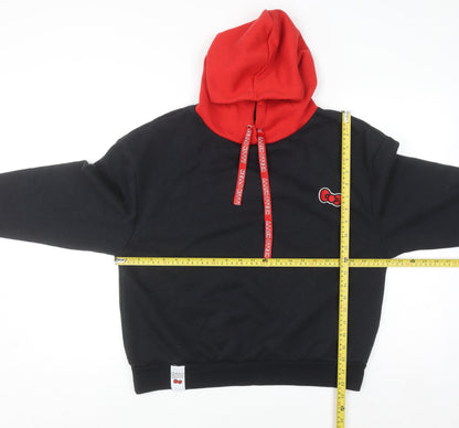 Hello Kitty Women's Black Red Pullover Hoodie Size M