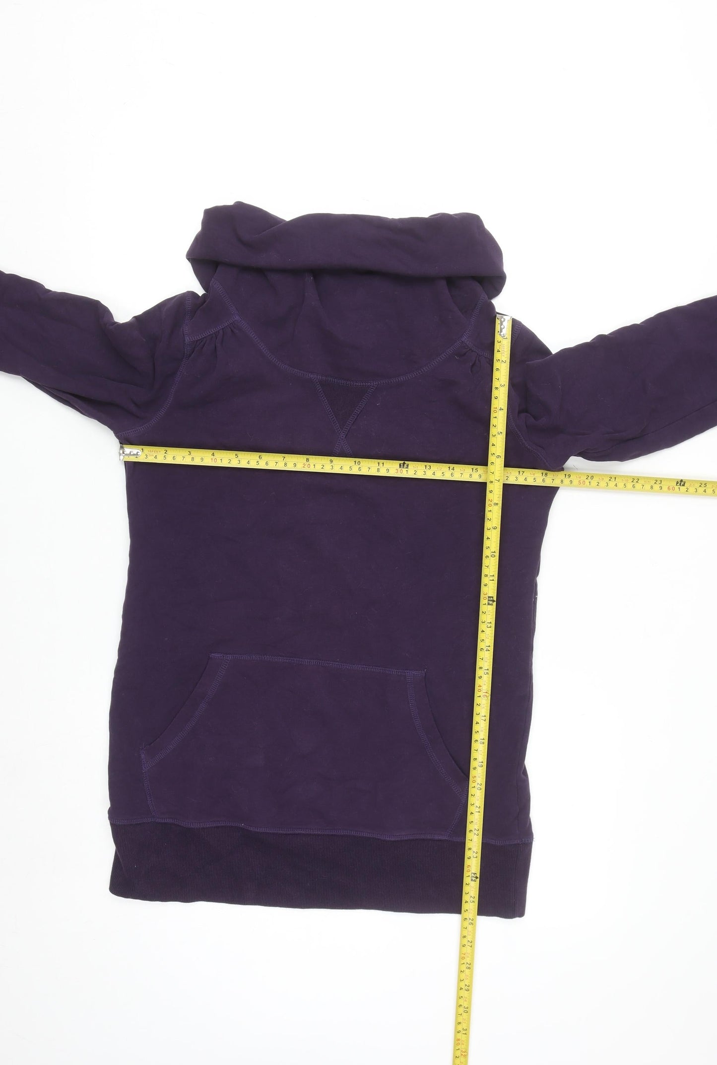 Next Women Purple Pullover Hoodie Size 10 Cotton Blend