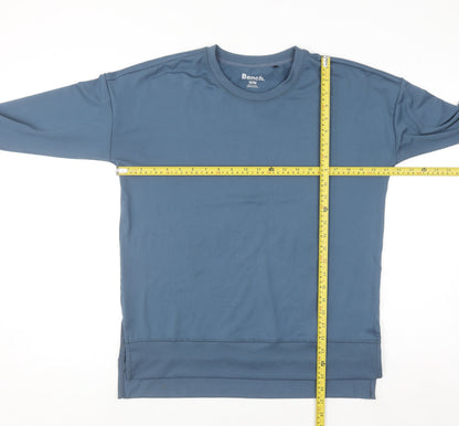 Bench Men's Blue Crew Neck Pullover Sweatshirt M Regular Fit