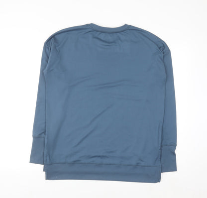 Bench Men's Blue Crew Neck Pullover Sweatshirt M Regular Fit