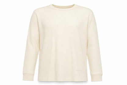 One Brand Apparel Men's Beige XL Waffle-Knit Pullover Jumper