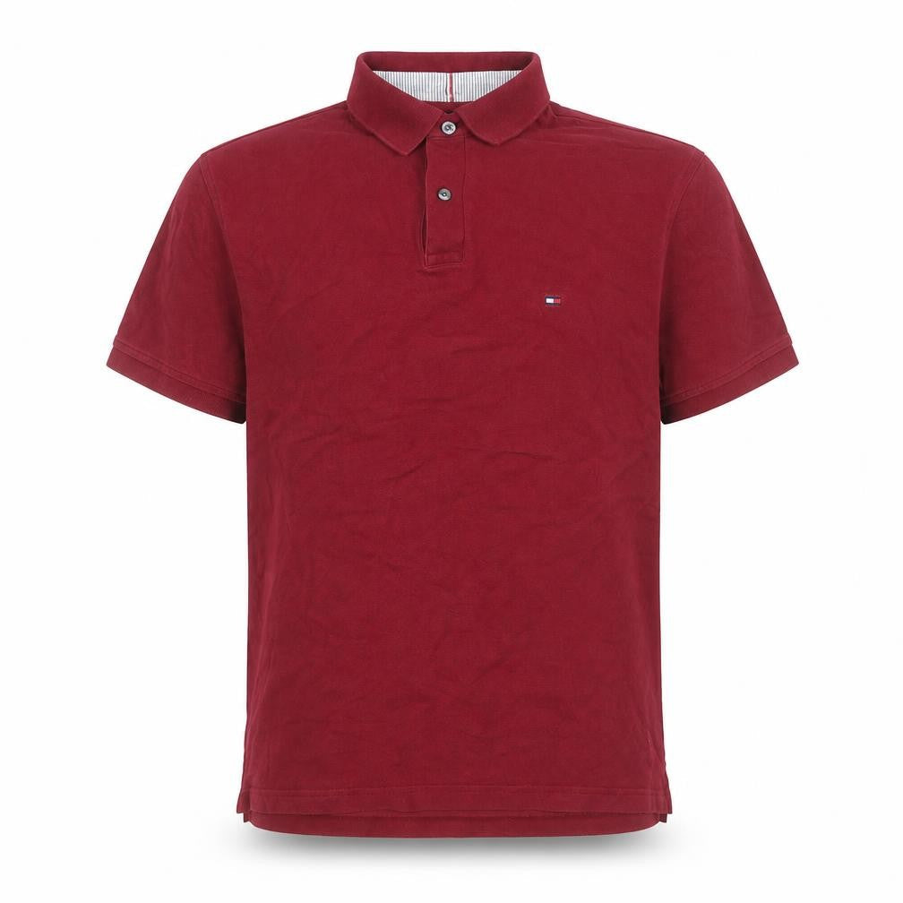 Tommy Hilfiger Men's Red Regular Fit 1985 Polo Shirt Size M