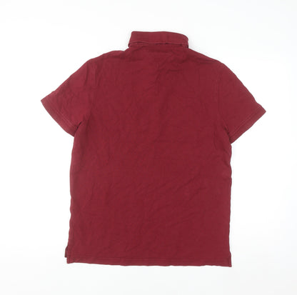Tommy Hilfiger Men's Red Regular Fit 1985 Polo Shirt Size M
