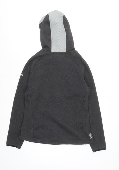 Dare 2B Womens Grey Full Zip Hooded Sweatshirt UK 10