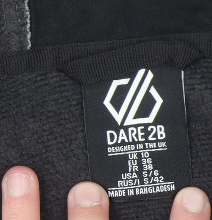 Dare 2B Womens Grey Full Zip Hooded Sweatshirt UK 10