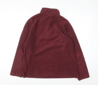 Regatta Women's Burgundy 1/2 Zip Fleece Pullover UK 10