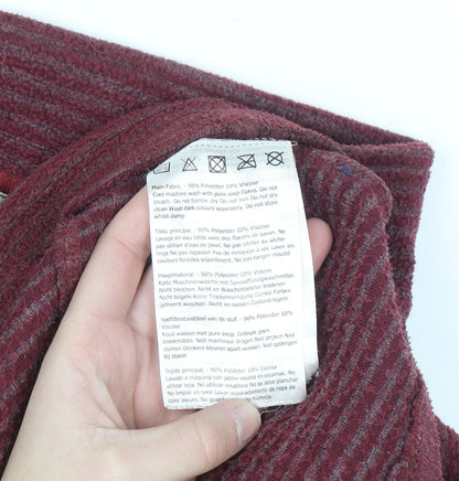 Regatta Women's Burgundy 1/2 Zip Fleece Pullover UK 10