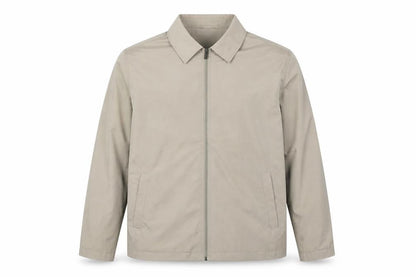 James Pringle Men's Beige 2XL Full Zip Lined Jacket